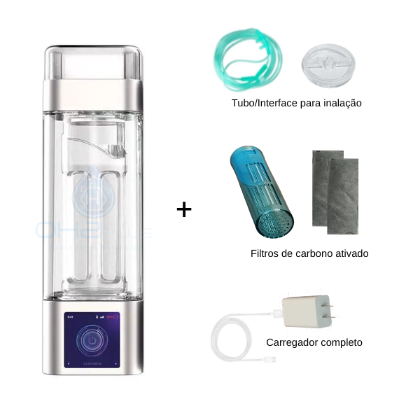 Garrafa OH2Plus Hydrogen Intelligent 9000ppb (PEM/SPE) - Imagem 3